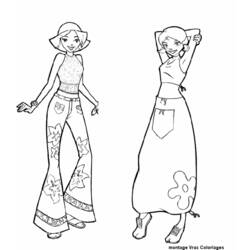 Dibujo para colorear: Totally Spies (Dibujos animados) #29045 - Dibujos para Colorear e Imprimir Gratis
