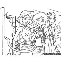 Dibujo para colorear: Totally Spies (Dibujos animados) #29046 - Dibujos para Colorear e Imprimir Gratis