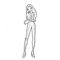 Dibujo para colorear: Totally Spies (Dibujos animados) #29105 - Dibujos para Colorear e Imprimir Gratis