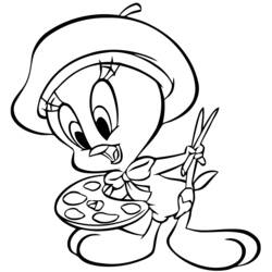 Dibujo para colorear: Tweety and Sylvester (Dibujos animados) #29205 - Dibujos para Colorear e Imprimir Gratis