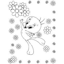Dibujo para colorear: Tweety and Sylvester (Dibujos animados) #29223 - Dibujos para Colorear e Imprimir Gratis