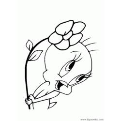 Dibujo para colorear: Tweety and Sylvester (Dibujos animados) #29224 - Dibujos para Colorear e Imprimir Gratis