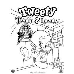 Dibujo para colorear: Tweety and Sylvester (Dibujos animados) #29273 - Dibujos para Colorear e Imprimir Gratis