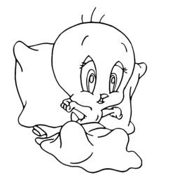 Dibujo para colorear: Tweety and Sylvester (Dibujos animados) #29279 - Dibujos para Colorear e Imprimir Gratis