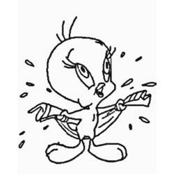 Dibujo para colorear: Tweety and Sylvester (Dibujos animados) #29317 - Dibujos para Colorear e Imprimir Gratis