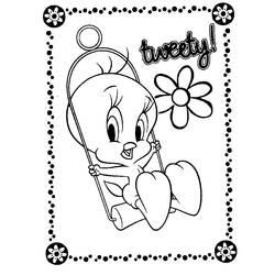 Dibujo para colorear: Tweety and Sylvester (Dibujos animados) #29319 - Dibujos para Colorear e Imprimir Gratis