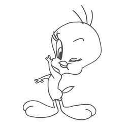 Dibujo para colorear: Tweety and Sylvester (Dibujos animados) #29347 - Dibujos para Colorear e Imprimir Gratis