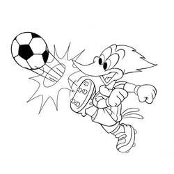 Dibujo para colorear: Woody Woodpecker (Dibujos animados) #28411 - Dibujos para Colorear e Imprimir Gratis