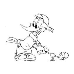 Dibujo para colorear: Woody Woodpecker (Dibujos animados) #28530 - Dibujos para Colorear e Imprimir Gratis