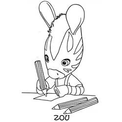 Dibujo para colorear: Zou (Dibujos animados) #24575 - Dibujos para Colorear e Imprimir Gratis