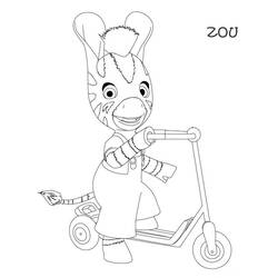 Dibujo para colorear: Zou (Dibujos animados) #24577 - Dibujos para Colorear e Imprimir Gratis
