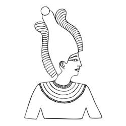 Dibujo para colorear: Mitología egipcia (Dioses y diosas) #111177 - Dibujos para Colorear e Imprimir Gratis