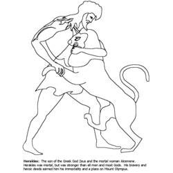 Dibujo para colorear: Mitología griega (Dioses y diosas) #109662 - Dibujos para Colorear e Imprimir Gratis