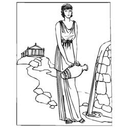 Dibujo para colorear: Mitología griega (Dioses y diosas) #109689 - Dibujos para Colorear e Imprimir Gratis
