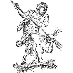 Dibujo para colorear: Mitología griega (Dioses y diosas) #109745 - Dibujos para Colorear e Imprimir Gratis