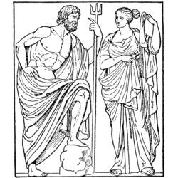 Dibujo para colorear: Mitología griega (Dioses y diosas) #109772 - Dibujos para Colorear e Imprimir Gratis
