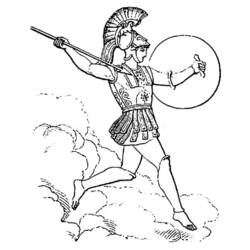 Dibujo para colorear: Mitología griega (Dioses y diosas) #109836 - Dibujos para Colorear e Imprimir Gratis