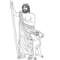Dibujo para colorear: Mitología griega (Dioses y diosas) #109904 - Dibujos para Colorear e Imprimir Gratis