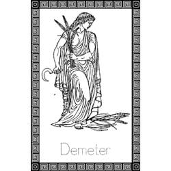 Dibujo para colorear: Mitología griega (Dioses y diosas) #109937 - Dibujos para Colorear e Imprimir Gratis