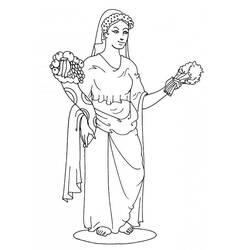 Dibujo para colorear: Mitología griega (Dioses y diosas) #109952 - Dibujos para Colorear e Imprimir Gratis