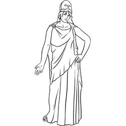 Dibujo para colorear: Mitología griega (Dioses y diosas) #109964 - Dibujos para Colorear e Imprimir Gratis
