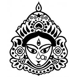 Dibujo para colorear: Mitología hindú (Dioses y diosas) #109457 - Dibujos para Colorear e Imprimir Gratis