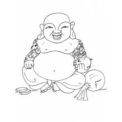 Dibujo para colorear: Mitología hindú: Buda (Dioses y diosas) #89520 - Dibujos para Colorear e Imprimir Gratis
