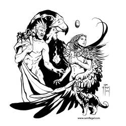 Dibujo para colorear: Mitología nórdica (Dioses y diosas) #110584 - Dibujos para Colorear e Imprimir Gratis