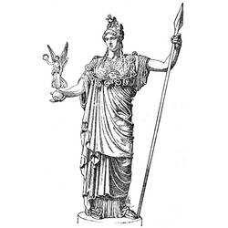 Dibujo para colorear: Mitología romana (Dioses y diosas) #110012 - Dibujos para Colorear e Imprimir Gratis