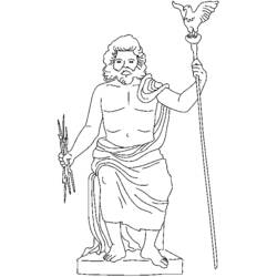 Dibujo para colorear: Mitología romana (Dioses y diosas) #110017 - Dibujos para Colorear e Imprimir Gratis