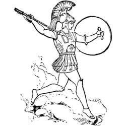 Dibujo para colorear: Mitología romana (Dioses y diosas) #110023 - Dibujos para Colorear e Imprimir Gratis
