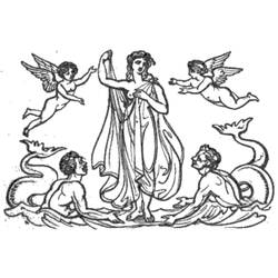 Dibujo para colorear: Mitología romana (Dioses y diosas) #110035 - Dibujos para Colorear e Imprimir Gratis