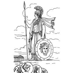 Dibujo para colorear: Mitología romana (Dioses y diosas) #110073 - Dibujos para Colorear e Imprimir Gratis