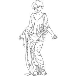 Dibujo para colorear: Mitología romana (Dioses y diosas) #110080 - Dibujos para Colorear e Imprimir Gratis