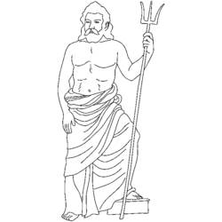 Dibujo para colorear: Mitología romana (Dioses y diosas) #110091 - Dibujos para Colorear e Imprimir Gratis