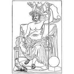 Dibujo para colorear: Mitología romana (Dioses y diosas) #110097 - Dibujos para Colorear e Imprimir Gratis
