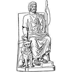 Dibujo para colorear: Mitología romana (Dioses y diosas) #110120 - Dibujos para Colorear e Imprimir Gratis