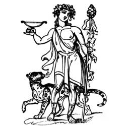 Dibujo para colorear: Mitología romana (Dioses y diosas) #110197 - Dibujos para Colorear e Imprimir Gratis