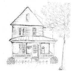 Dibujo para colorear: Casa (Edificios y Arquitectura) #66445 - Dibujos para Colorear e Imprimir Gratis