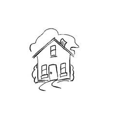 Dibujo para colorear: Casa (Edificios y Arquitectura) #66449 - Dibujos para Colorear e Imprimir Gratis