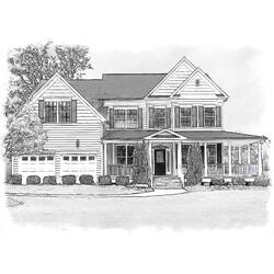 Dibujo para colorear: Casa (Edificios y Arquitectura) #66468 - Dibujos para Colorear e Imprimir Gratis