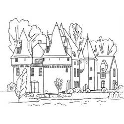 Dibujo para colorear: Castillo (Edificios y Arquitectura) #62065 - Dibujos para Colorear e Imprimir Gratis