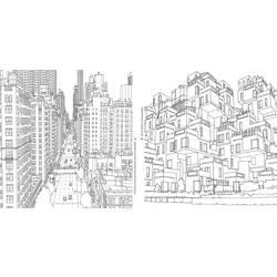 Dibujo para colorear: Ciudad (Edificios y Arquitectura) #64910 - Dibujos para Colorear e Imprimir Gratis