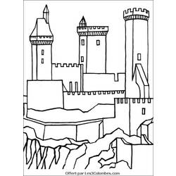 Dibujo para colorear: Palacio (Edificios y Arquitectura) #62525 - Dibujos para Colorear e Imprimir Gratis