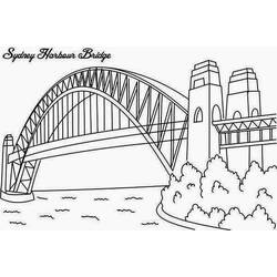 Dibujo para colorear: Puente (Edificios y Arquitectura) #62879 - Dibujos para Colorear e Imprimir Gratis
