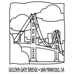 Dibujo para colorear: Puente (Edificios y Arquitectura) #62887 - Dibujos para Colorear e Imprimir Gratis