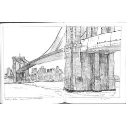 Dibujo para colorear: Puente (Edificios y Arquitectura) #62901 - Dibujos para Colorear e Imprimir Gratis