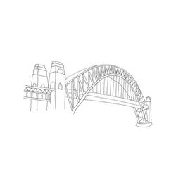 Dibujo para colorear: Puente (Edificios y Arquitectura) #62978 - Dibujos para Colorear e Imprimir Gratis