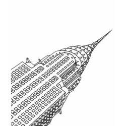 Dibujo para colorear: Rascacielos (Edificios y Arquitectura) #65558 - Dibujos para Colorear e Imprimir Gratis