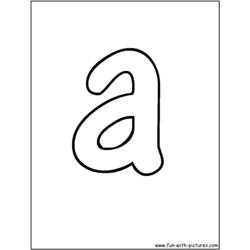Dibujo para colorear: Alfabeto (Educativo) #125018 - Dibujos para Colorear e Imprimir Gratis